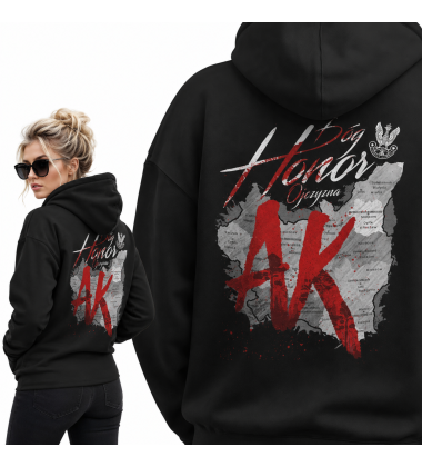 Damska bluza z kapturem- AK